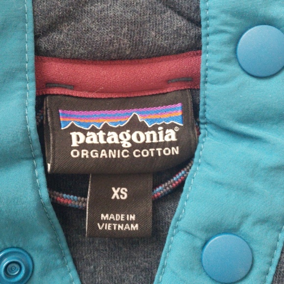 PATAGONIA Navy blue cotton snap-t pullover - Picture 7 of 8
